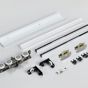 6 Wheels Ghost Hidden Sliding Door Hardware Kit